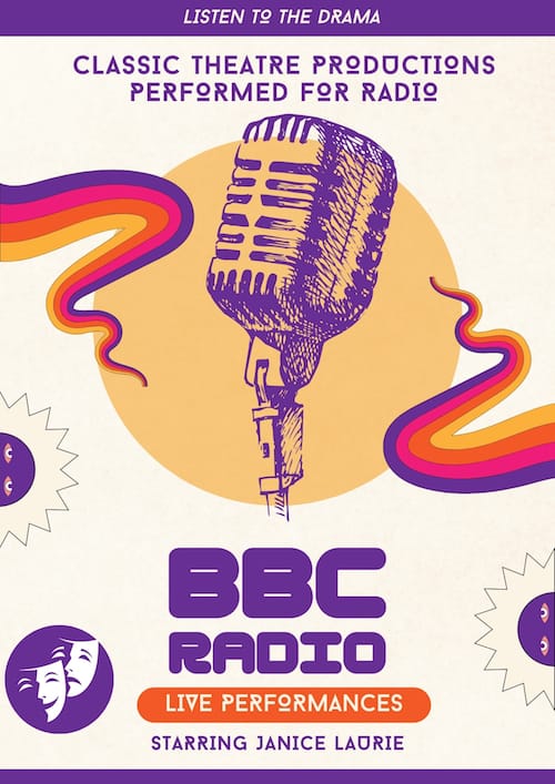 Poster for the BBC Radio Theatre Plays starring Janice Laurie of DramaLab.co.uk