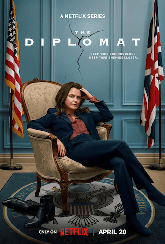 Poster of the Netflix TV series The Diplomat starring Richard Huw of DramaLab.co.uk